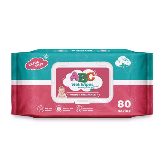Non-tissés spéciaux / avec Aloe Vera / lingette nettoyante / lingette de désinfection antibactérienne / lingettes humides douces biodégradables en bambou / lingette humide en coton / lingette humide OEM Eco Baby Care