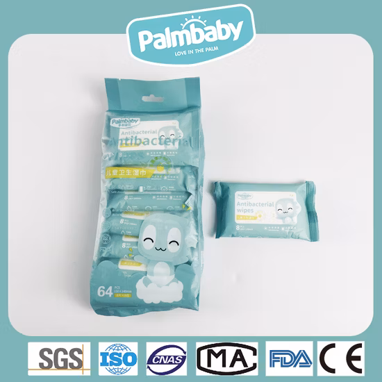Le nettoyage de soin de bébé de tissu non-tissé de stérilisation essuie le tissu humide